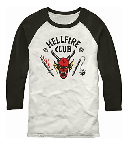 Stranger Things Hellfire Camiseta De Manga Corta Para Hombre