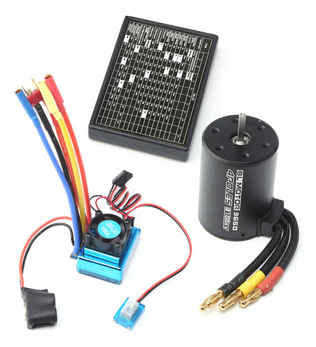 Esc Para Coche Rc 3650, Motor Sin Escobillas, 3100 Kv, 120 A
