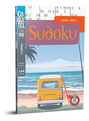 Livro Coquetel Sudoku Md/df Ed 06, De A Coquetel. Editora Coquetel - Nf, Capa Mole Em Português