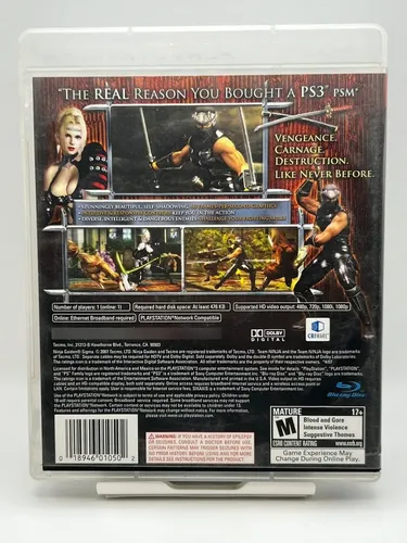 Ninja Gaiden Sigma Ps3 Físico Usado | Cuotas sin interés