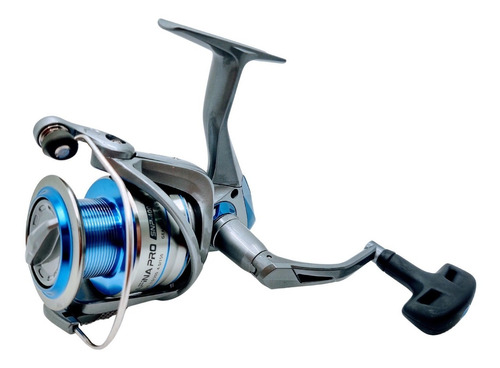 Reel Frontal Okuma Safina Pro Snp 6000 4 Rulemanes Grafito Color Gris con Azul Lado de la manija Derecho/Izquierdo