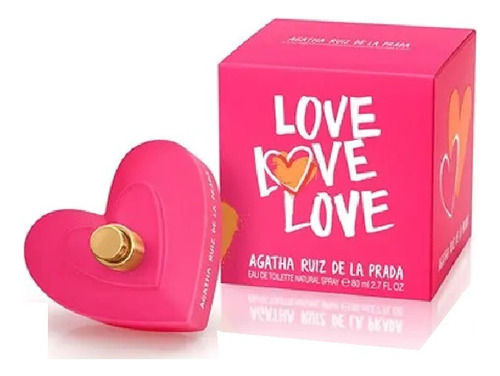 Perfume Agatha Ruiz De La Prada Love Love Love Edt 80ml Orig