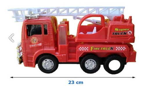 Carrinho Bombeiro Infantil Caminhão Luz Som Movimento