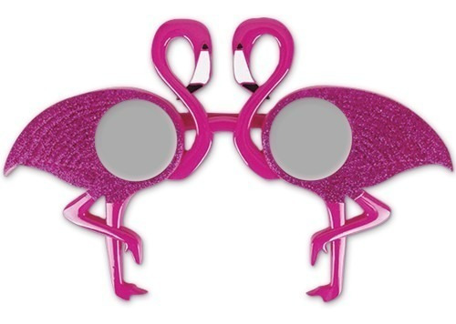 Lentes Flamingo Luau Fiesta Hawaiana Tiki Verano Alberca