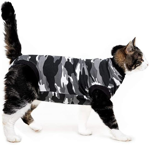 Abrigo Protector Para El Cuidado De La Piel De Los Gatos - S