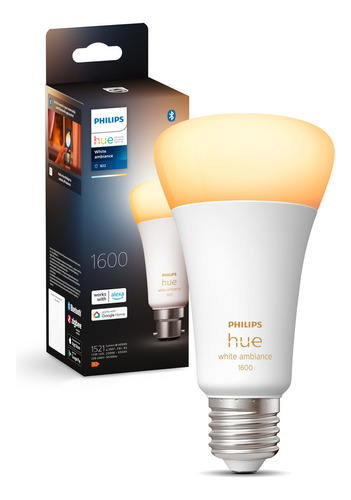 Ampolleta LED Philips Hue Inteligente WA 15w A67 E27 Color De La Luz Blanco Calido y Frio