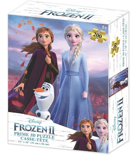 Puzzle Rompecabezas Prime 3d Frozen 2 Disney 200 Piezas