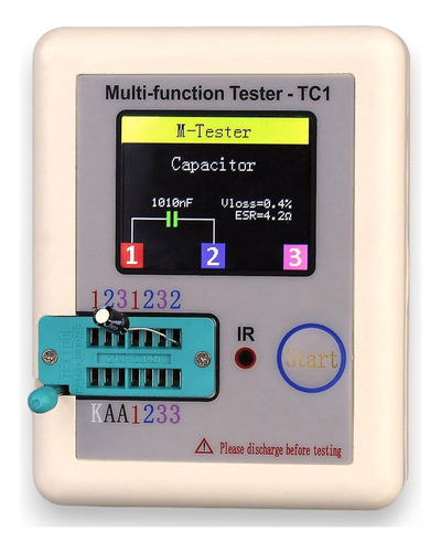Tester Digital - Condensadores Inductancias Transistores Mos