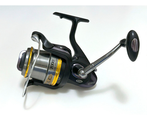 Reel Mitchell Compact Gold Lc 7000 Negro Derecho/izquierdo