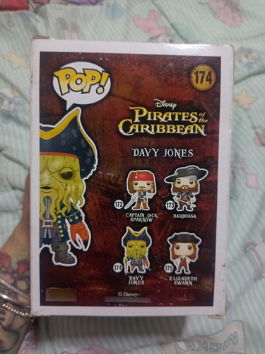 Funko Pop Davy Jones #174 Piratas Del Caribe (Usado)