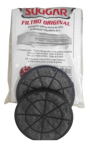 comprar Kit 2 Filtros Depurador Suggar Slim 80 + 2 Mantas Original