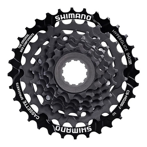 Imagem 1 de 3 de Cassete Shimano Cs-hg200 7v 12/32 Dentes Mtb Speed 300g