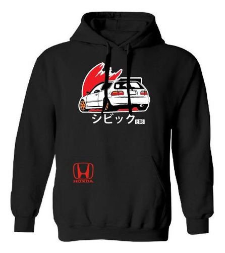 Sudadera Modelo Honda Civic Eg6 Japón Estampado Reflejante