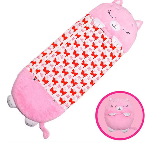 Saco De Dormir Y Almohada Rosado