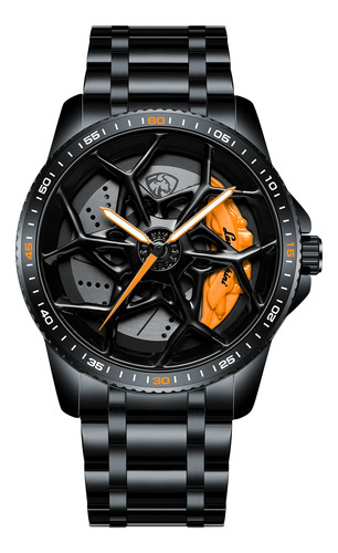 Reloj De Rin Giratorio Lamborghini