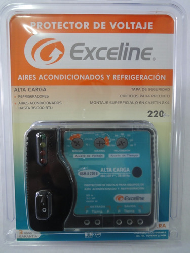 Protector Aire Acondicionados Cable Cable Exceline 220v