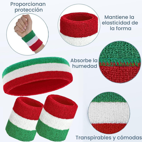 Diademas Y Muñequeras Deportivas,set De Bandas Elásticas