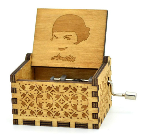 Caja Musical - Amelie Madera Regalo Pelicula Yann Tiersen