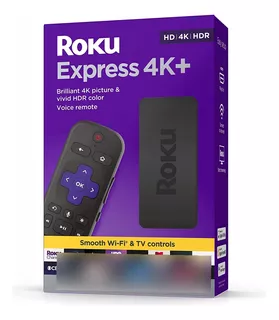 Roku Express 4k + Plus Control De Voz Uhd Streaming 3941r