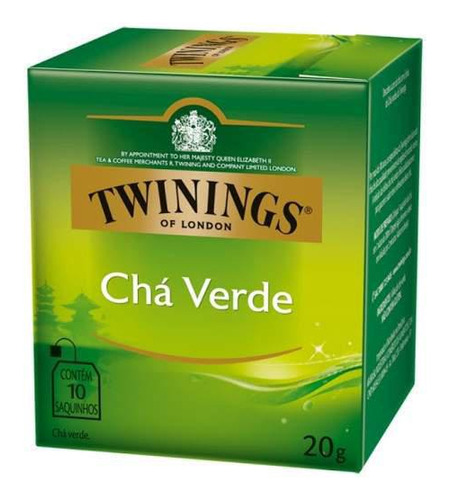 Twinings Of London Sabor Chá Verde 20g - 10 Saquinhos