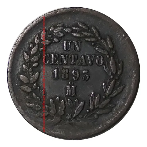 comprar Moneda 1 Centavo 1893 Mexico Variedad Ceca Mo Datos Claros
