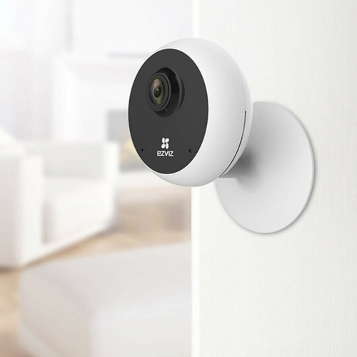 Cámara De Seguridad Wifi Ezviz Inteligente Hd Ir 12mts Color Blanco