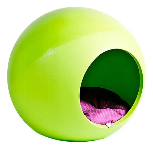 Cucha Bubble Grande Perro/gato 68 Cm Color A Elección Color Verde Manzana