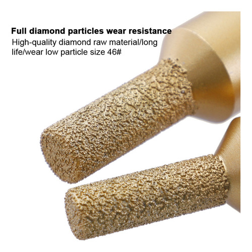 Broca Fresadora Diamond Con Adaptador M14 De 12 Mm Para Pied