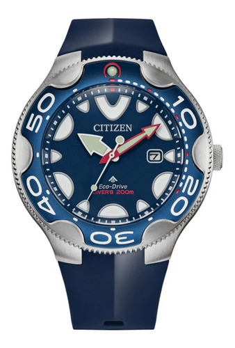 Reloj Citizen Promaster Dive Bn0231-01l Original Color de la correa Poliuretano Color del bisel Acero inoxidable Color del fondo Azul