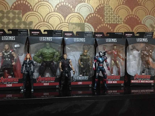 Set Figuras Marvel Legends Age Of Ultron Hawkeye Hulk Thor