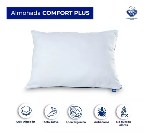 Almohada Comfort Plus Muy Firme – Spring Air Blancos