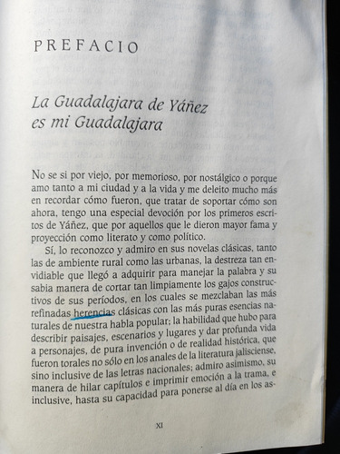 Agustín Yáñez. Al Filo De Yáñez (Usado)
