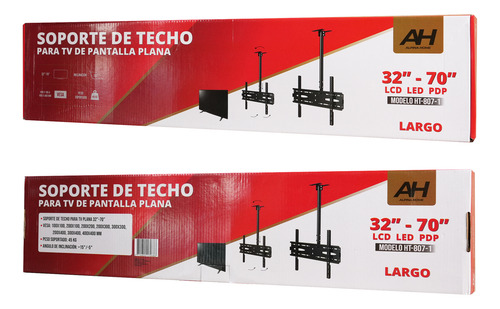 Soporte De Techo Tv Led Lcd 32 A 70 Pulgadas Alpina Ht-807-1