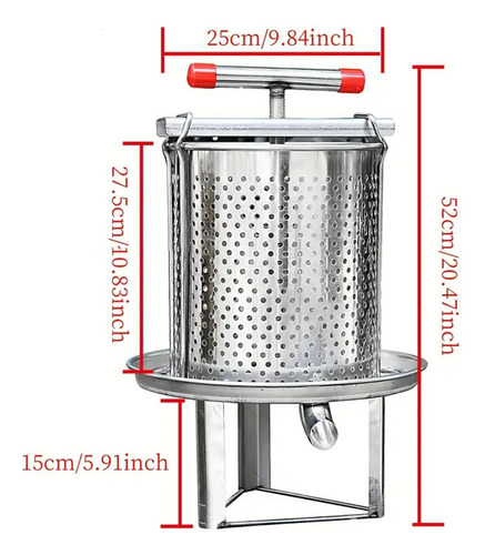 Presionador De Miel Juicer Práctico Práctico Fácil De A