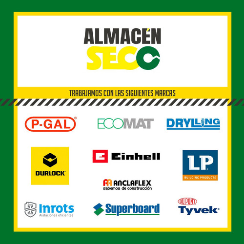 Placa Cementicia Entrepiso Superboard Borde Recto 15 Mm