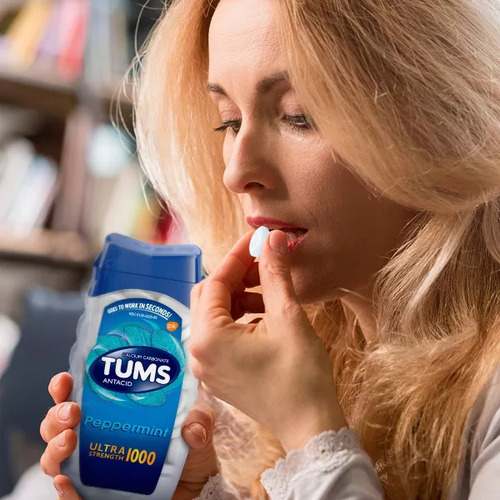 Caramelos antiácidos Tums Ultra Strength 160 tabletas de menta