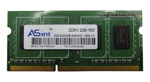 Memoria Ram Asint Ssz302g08-ggnhc 1403 Lh  Ddr3 