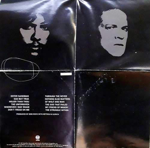 Imagen 6 de 9 de Cd Metallica Black Leer Oka