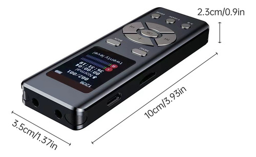 Gravador De Voz Mp3 Gravação Digital Estudantes Jornalistas