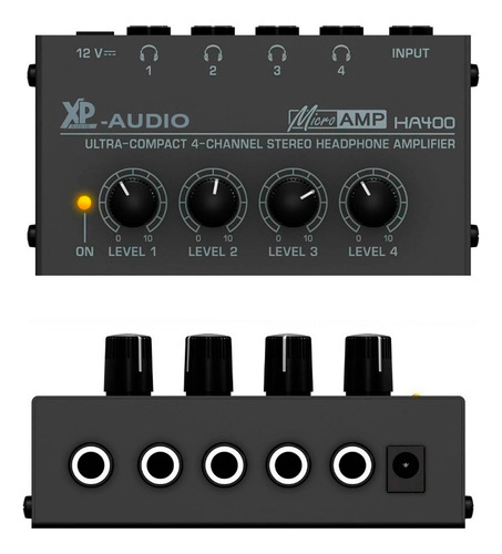 Amplificador De 4 Auriculares N-audio Ha400 Micro Amp