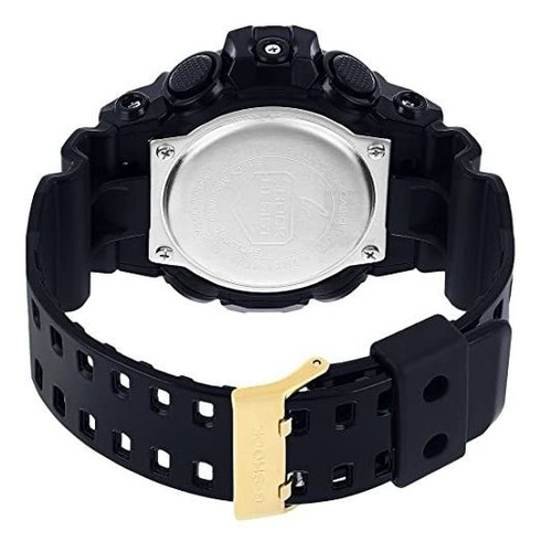 Casio G Shock Ga710gb-1a Para Hombre, Color Negro, Caucho, C