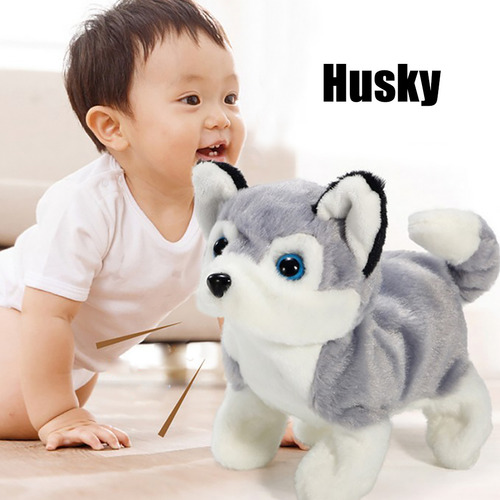 Muñeco De Peluche Eléctrico Realista, Perro Inteligente Que