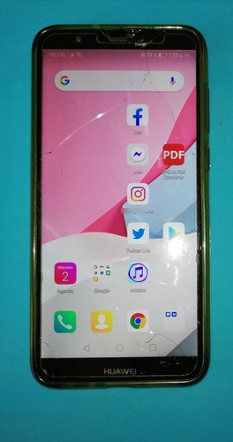 Huawei Psmart 2018 Leve Detalle En Pantalla No Afecta Uso