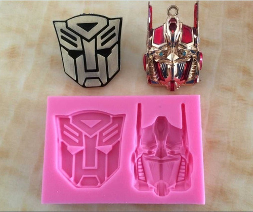 Molde Silicón Fondant/ Resina/ Pasta/ Transformers