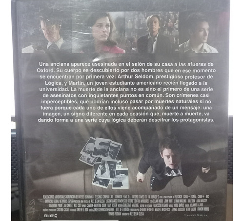 Dvd Pelicula Los Extraños Crimenes De Oxford (2010) Elijah W (Usado)