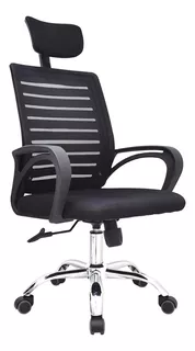 Silla Ergonomica De Oficina Bonno Lux Presidente Negro