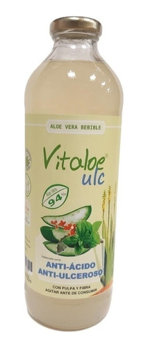 Jugo De Aloe Vera Con Pulpas Bebida Sin Tacc Vitaloe 950cc 