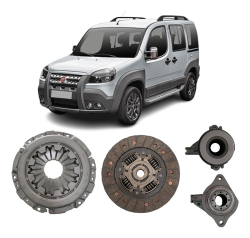 Kit Embreagem Fiat Doblo 1.8l Adventure 8v Ano 2009/2010.