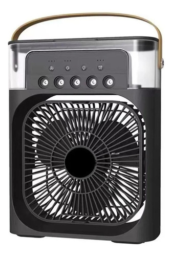 Mini Ventilador De Escritorio 3 En 1 Diferentes Colores 14 Cm Negro Negro Plástico 3