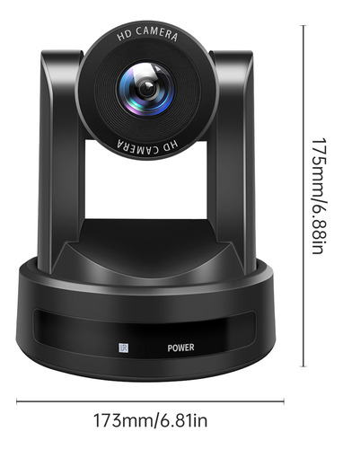 Cámara Web, Cámara Óptica, Vídeo Hd, 8 Mp, Usb, 8g, Ptz, Con